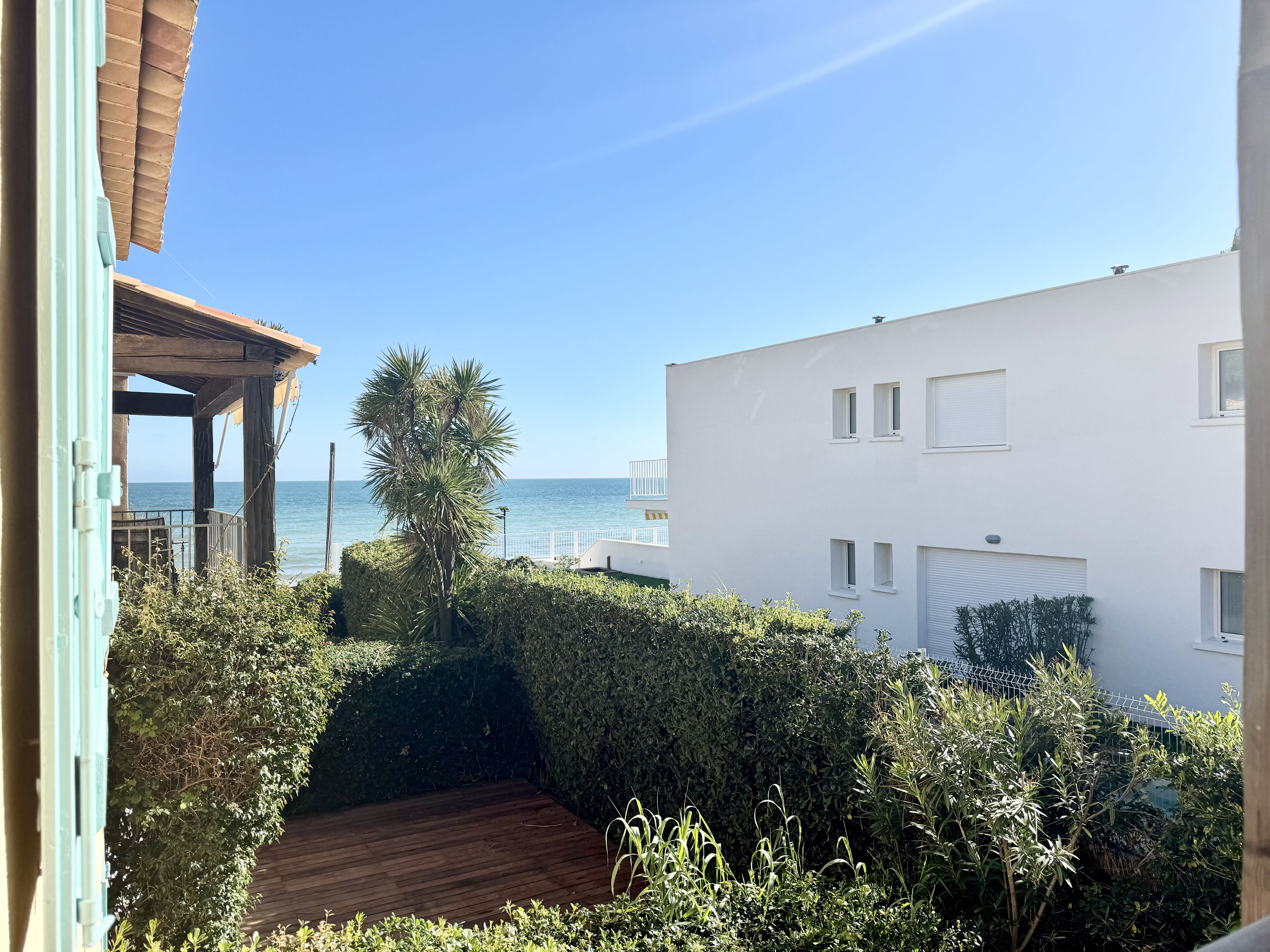Blick vom Balkon